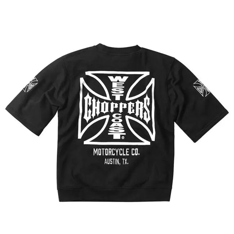 West Coast Choppers CFL Chop Sleeves Sweatshirt Black