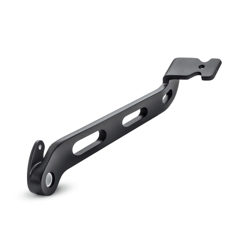 Harley Davidson 41600219 Satin Black Billet Brake Lever KIT,BRAKE LEVER,SLOTTED,BLACK