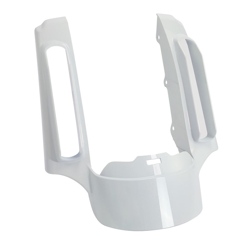 HR3 White Amethyst With Black Licorice Flames CVO STYLE Rear Fender Filler Panel FOR Harley Touring 2014-2023