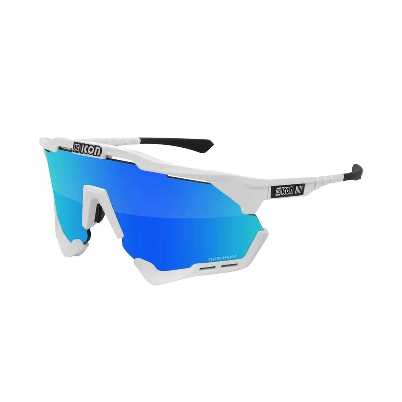 Scicon Sports Aeroshade XL Multimirror Cycle Sunglasses White / Blue