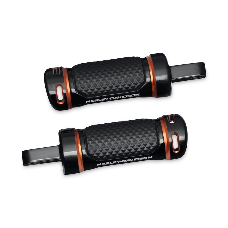 Harley Davidson 50502246 Adversary Passenger Footpegs KIT,FTPEG,PASS,BLK,ADVERSARY
