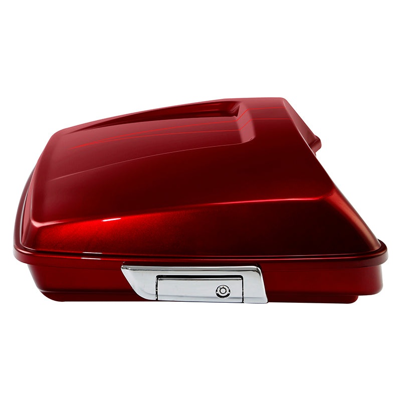 HR3 Velocity Red Sunglo 2016S 5.5″ Razor Style Tour Pack Luggage For 14-24 Harley Touring