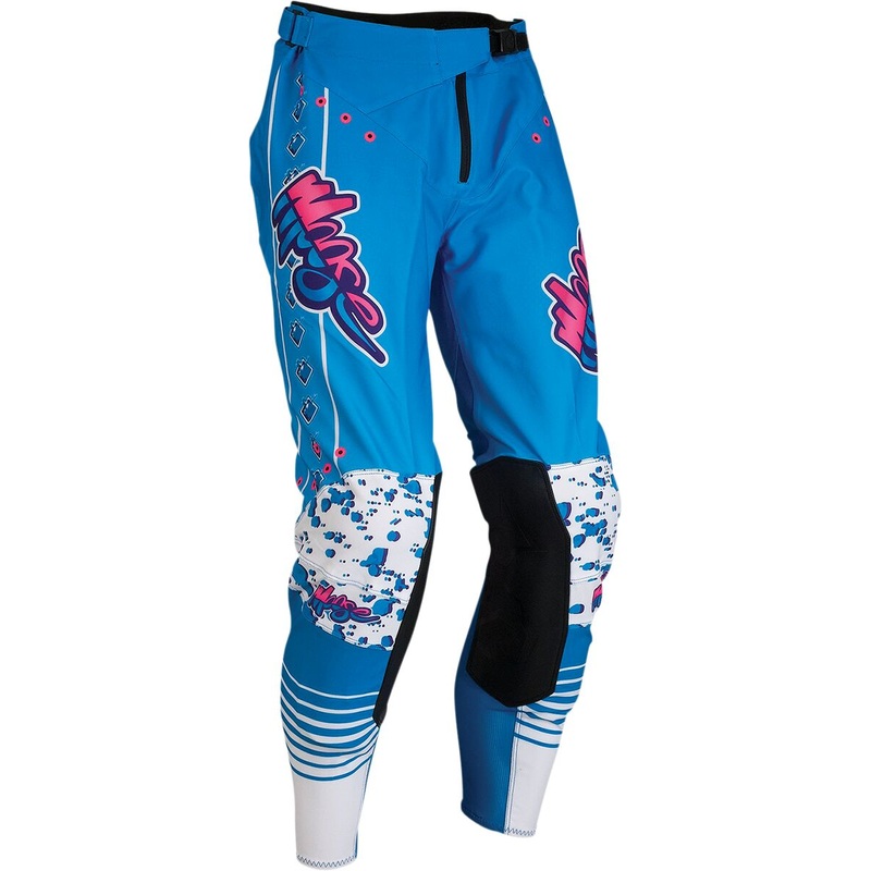 Moose Racing Agroid Trouser Blue / Pink / White