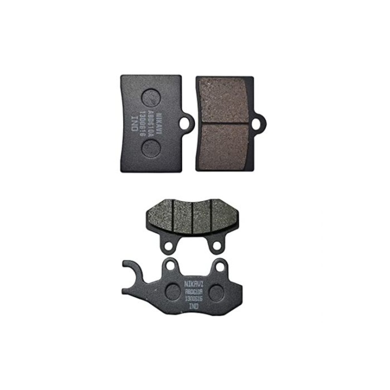 NIKAVI DP28 – DP3 Combo Brake Disc Pad Compatible for Mahindra Mojo (Front & Rear)