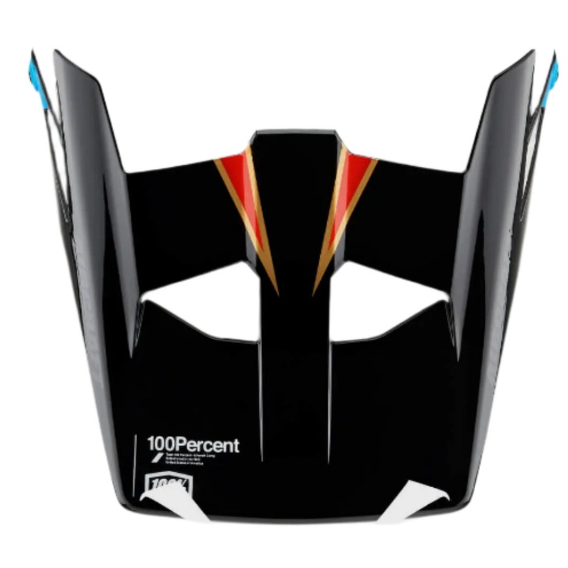 100% Aircraft Replacement Cycle Helmet Visor Knox / Black
