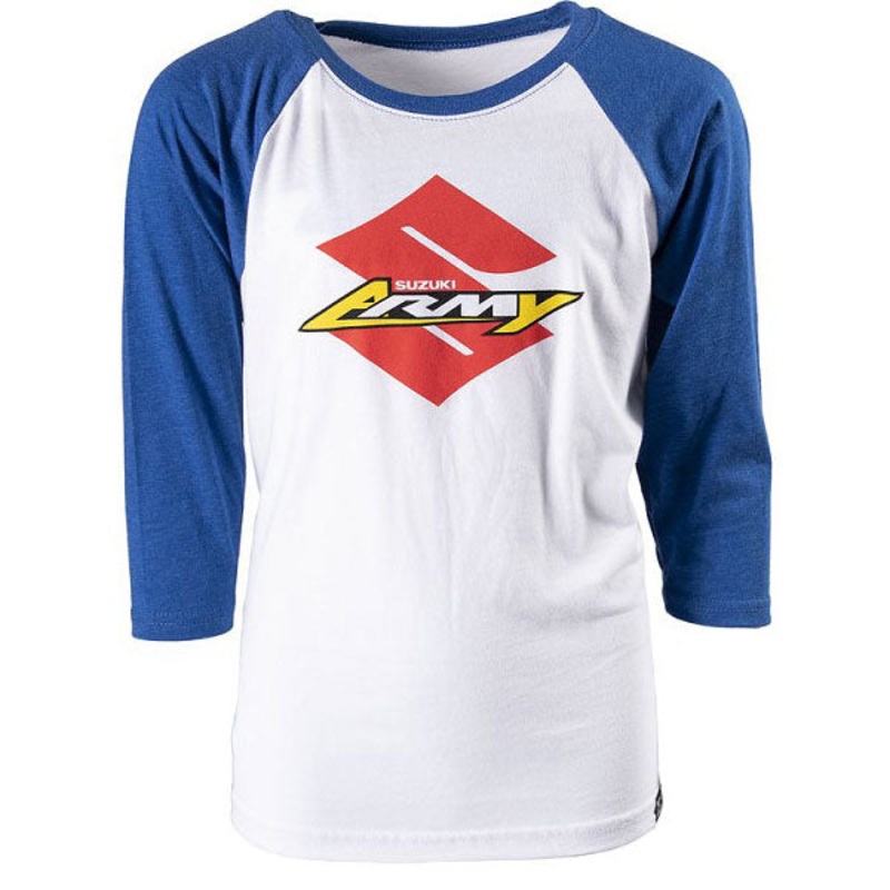 Factory Effex – Suzuki Army Baseball Tee (Youth)