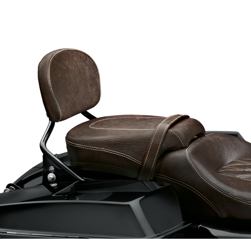 Harley Davidson 52400040 Low Profile Passenger Pillion TOURING PILLION, BROWN W/ GOLD