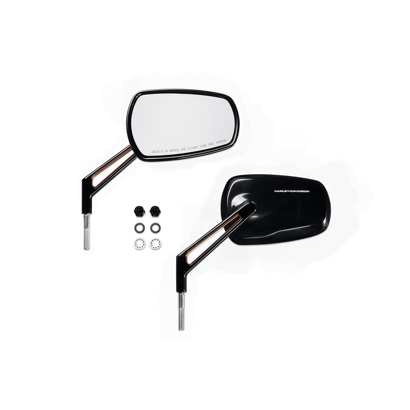 Harley Davidson 56000280 Adversary Mirrors KIT,MIR,ADVERSARY,BLACK