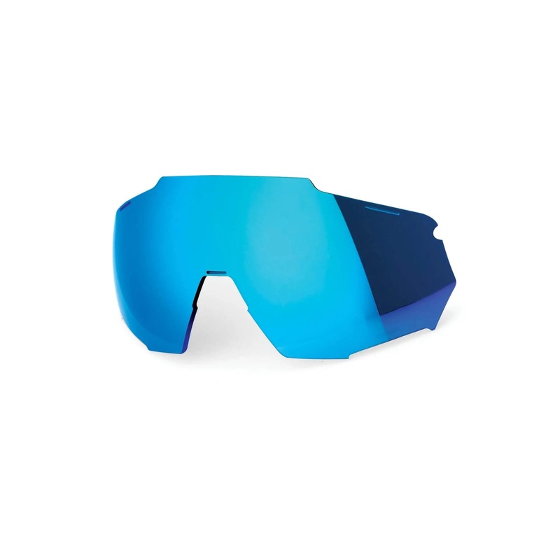 100% Racetrap 3.0 Replacement Lens HiPER Blue Multilayer Mirror