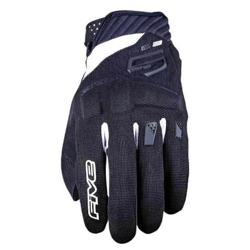 Five RS3 Evo Kids Textile Gloves Black / White