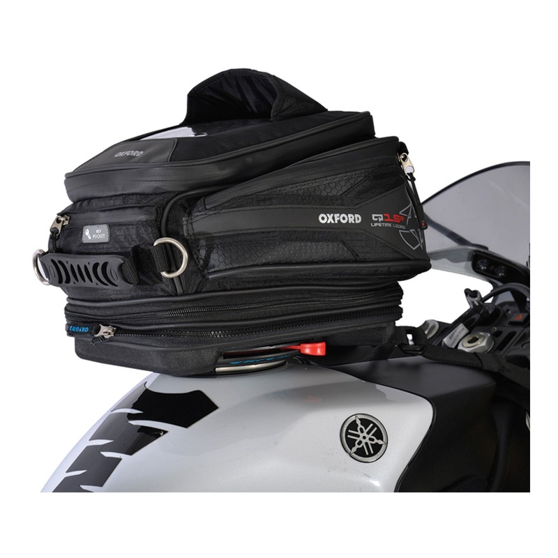 Oxford Tank Bag Quick-Release Q15R – Black