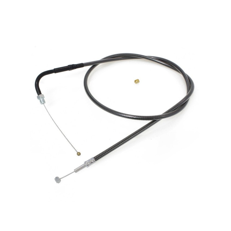 45-1/2in. Throttle Cable – Black Pearl. Fits Big Twin 1990-1995.