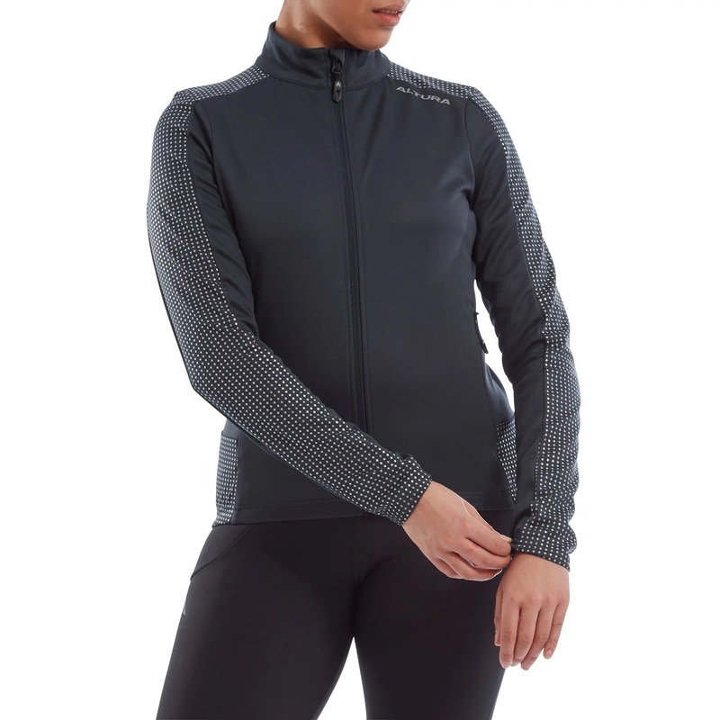 Altura Nightvision Long Sleeves Ladies Cycle Jersey Navy