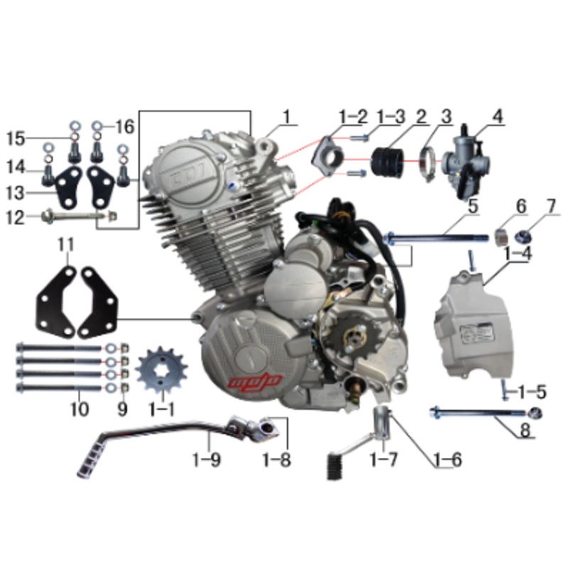 Flat Washer – 230DH Gas Dirt Bike