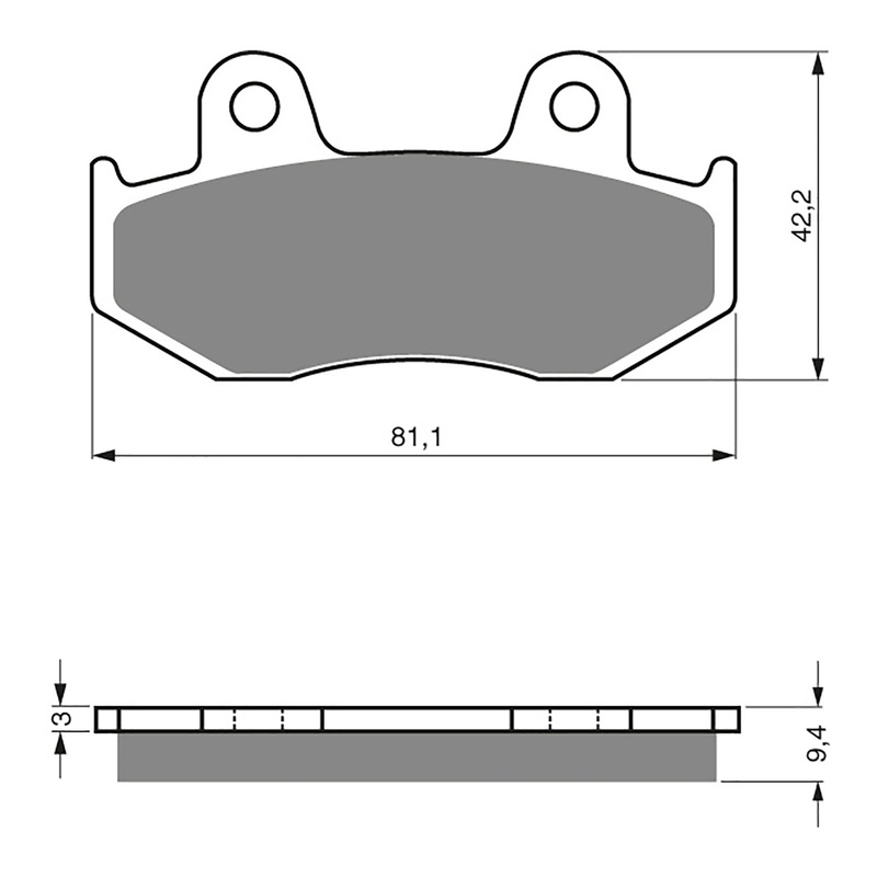 GOLDfren Brake Pads GF188 – S3