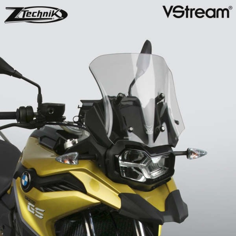 BMW F750GS Windscreen V-stream Windshield ZTechnik Z2380 Light Tint Sport Screen