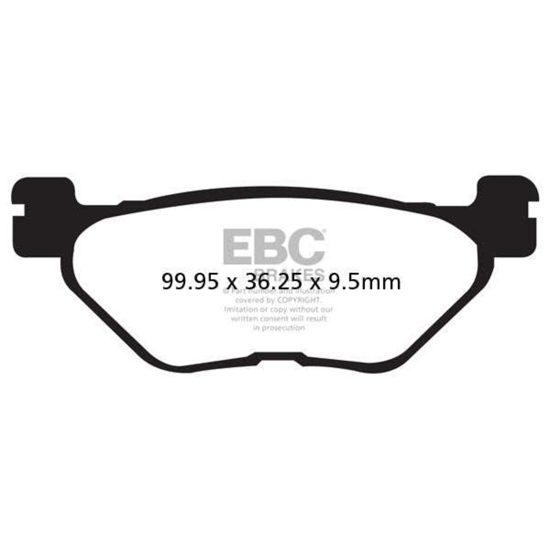Brakes – FA319/2HH Fully Sintered  – EBC (Rear)
