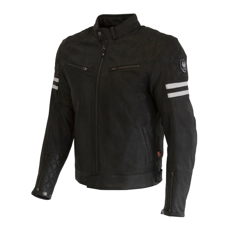 Merlin Hixon 2 D3O Leather Jacket Black