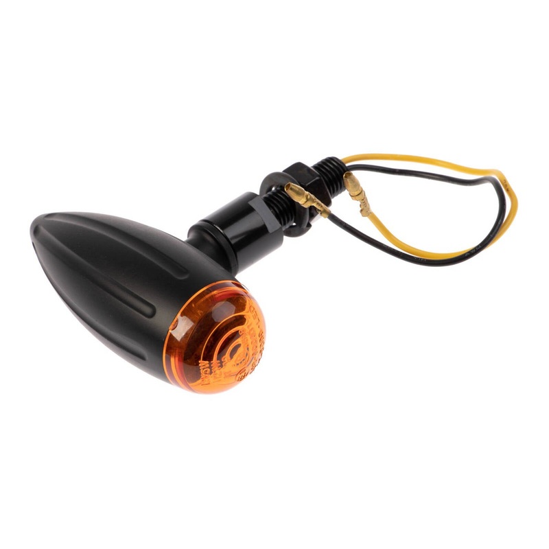 Whites LED Slimline Bullet Flasher Set ‘Buffalo’ -+ Satin Black