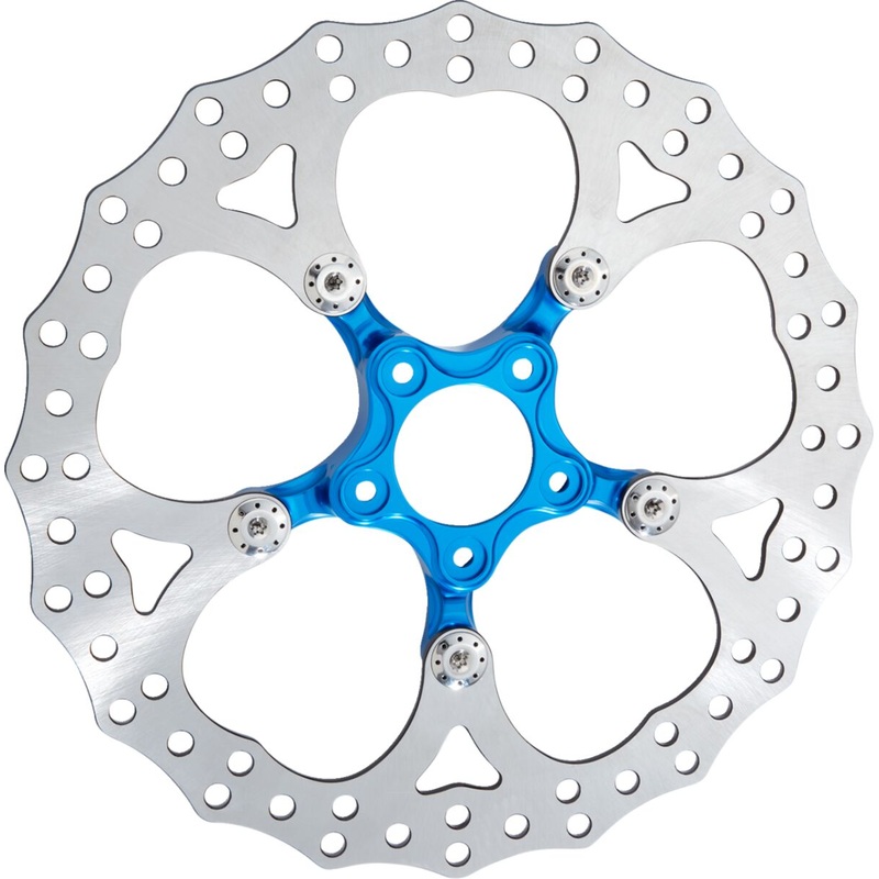 14″ Spider Brake Rotor, Blue