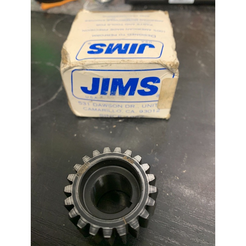 For Harley-Davidson Jims Pinion Gear Black  77-89 Shovelhead Evo new
