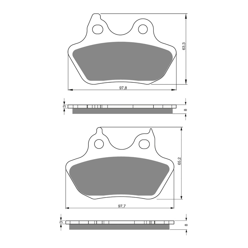 GOLDfren Brake Pads Sintered Sports GF244 – S3 ( PH379 )
