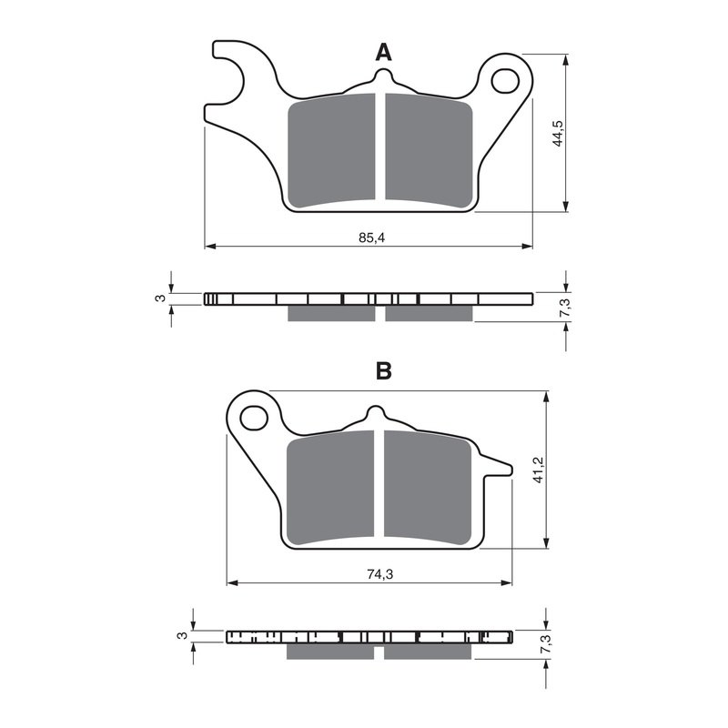 GOLDfren Brake Pads Sintered Sports GF387 – S3