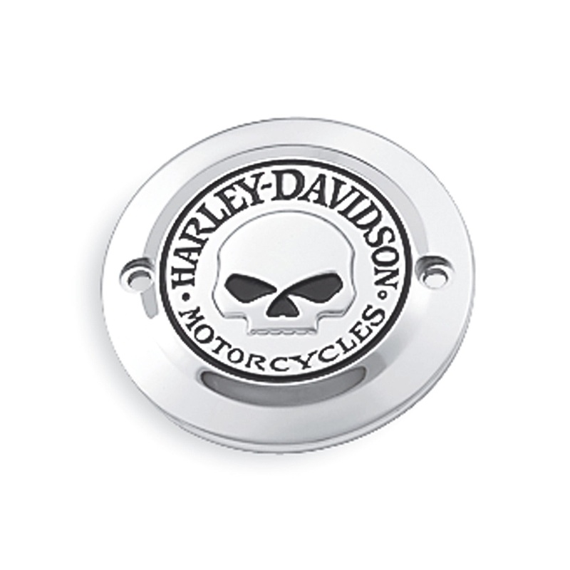 Harley Davidson 32972-04A Willie G Skull Timer Cover TIMER COVER,WILLIE G SKULL, XL