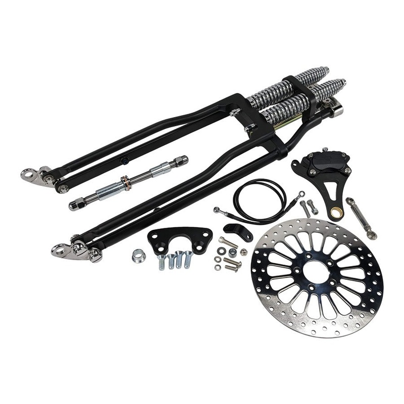 Springer Front End Kit Harley Davidson 2018-2021 M8 Softail Standard & Street Bob Stock Length Black