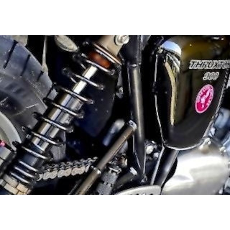 Triumph Thruxton 900 Shock absorbers Progressive 412 chrome 14.25”