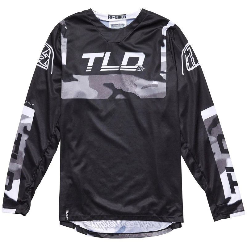 Troy Lee Designs GP Youth Brazen Motocross Jersey Grey Camo