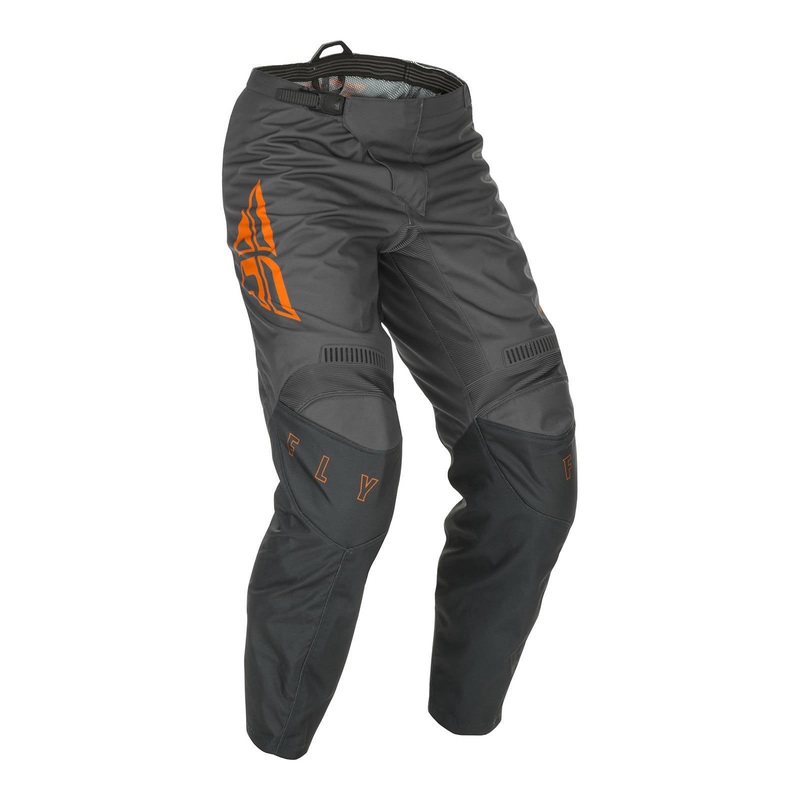 Fly Racing F-16 Youth Pant – Grey / Orange