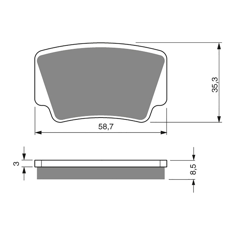 GOLDfren Brake Pads Off-Road Racing GF260 – K5 ( PR403 )