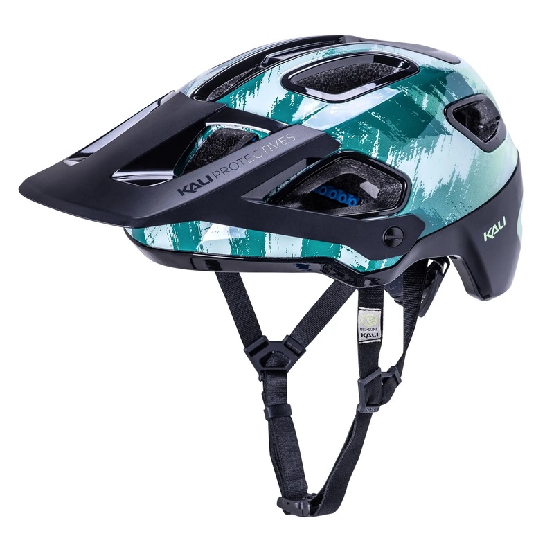 Kali Cascade Feather Cycle Helmet Gloss Green