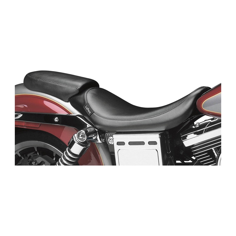LE PERA  – Silhouette Pillion Pad – Bare Bones Pillion – Black – FXDWG ’96-’03
