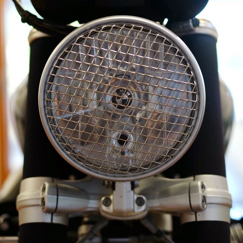 Unit Garage Front Headlight Cover Grill – Natural Steel