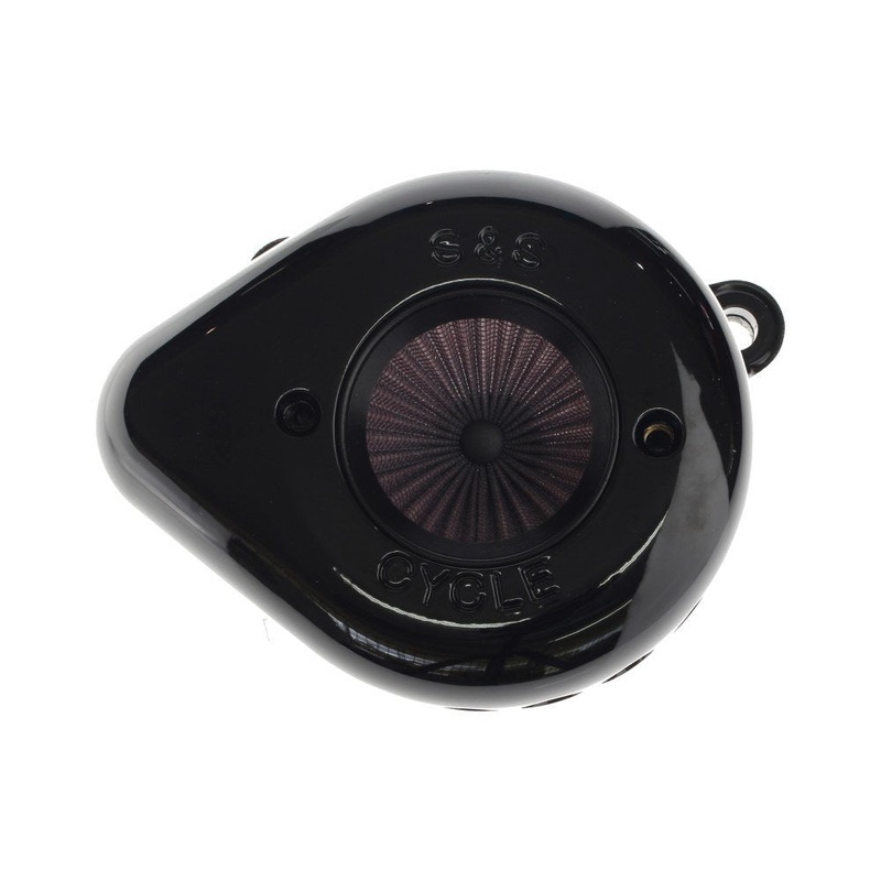 Air Stinger Stealth Air Cleaner-Black Teardrop. Fits Twin Cam 2008-2017 TBW.
