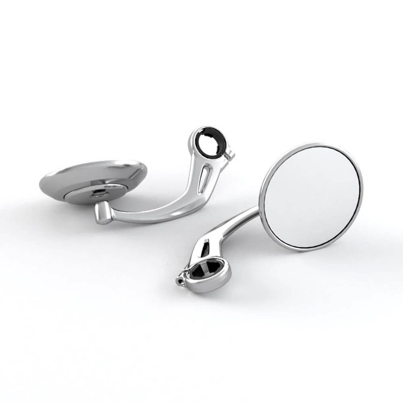 Bar End Mirror Clear Anodised A9638154