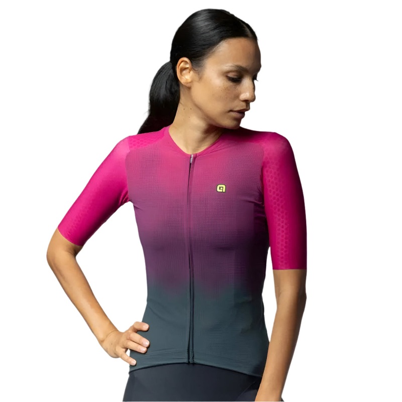 Ale Clothing Velocity 2.0 R-EV1 Ladies Short Sleeves Cycle Jersey Pink