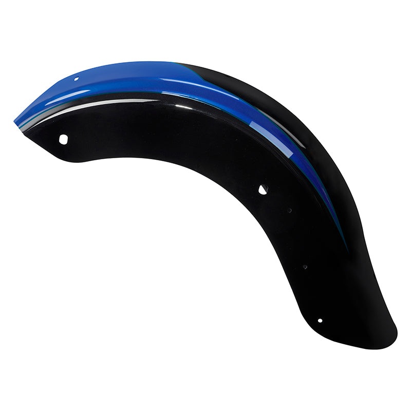 HR3 Candy Cobalt / Indigo Ink Motorcycle Mudguard CVO STYLE REAR FENDER FOR Harley Touring 2014-2023