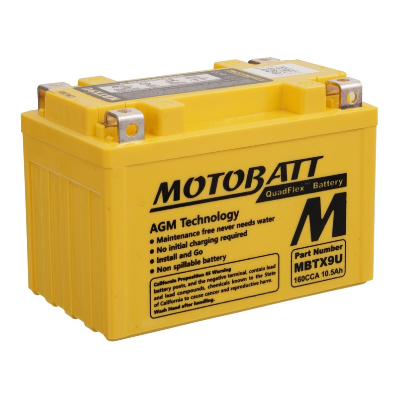 Motobatt Battery Quadflex AGM – MBTX9U