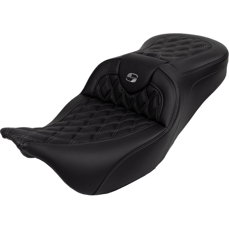 Roadsofa LS With Driver’s Backrest Seat, Grey Stitch – 08-23 Touring