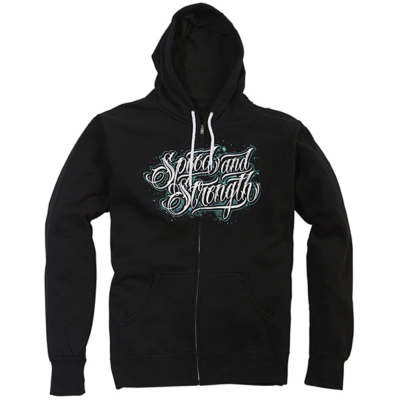 Speed and Strength – Scripted Zip Hoody (Womens)