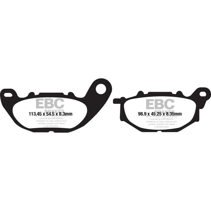 Brakes – FA663 Organic – EBC (Front)
