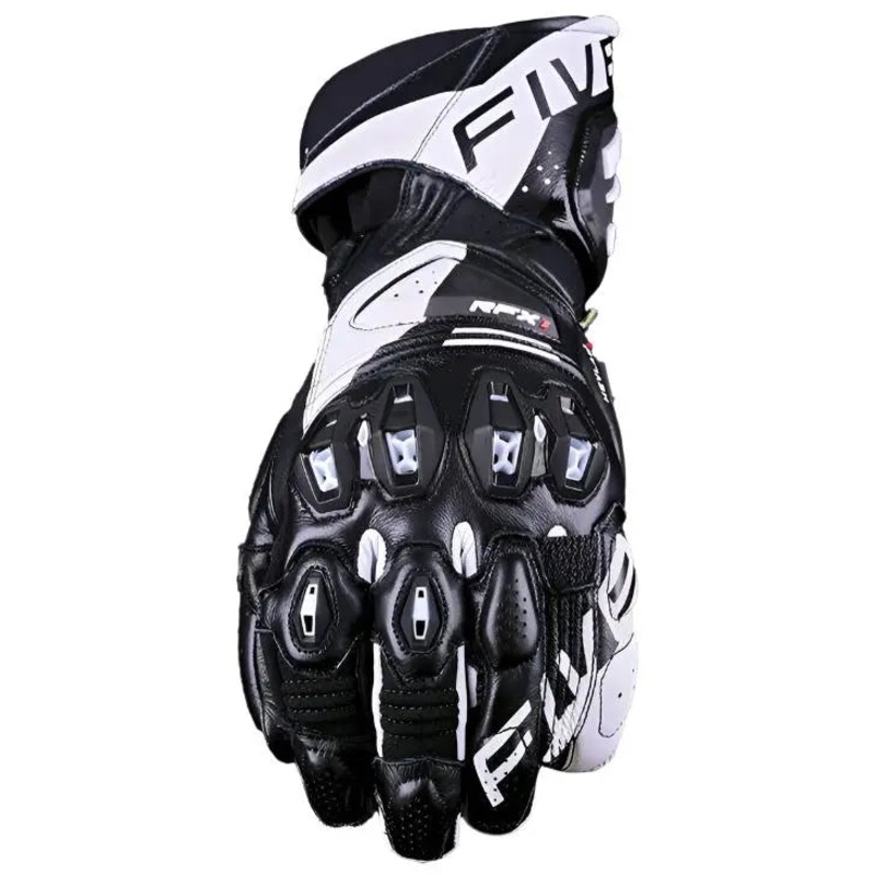 Five RFX1 Evo Leather Gloves Black / White