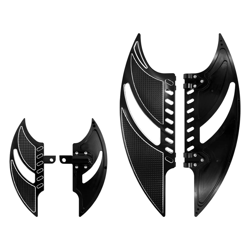 Hollow Blade Passenger Driver Floorboards for Harley Sportster Touring | Mactions