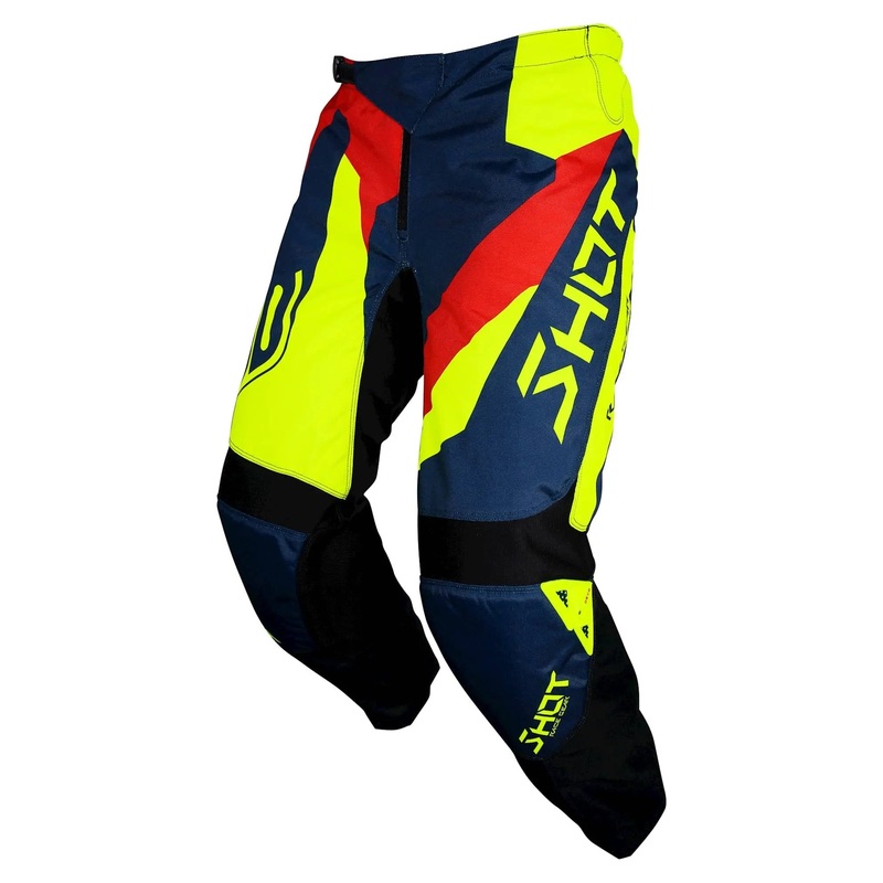 Shot Devo Alert MX Trouser Blue / Red / Yellow