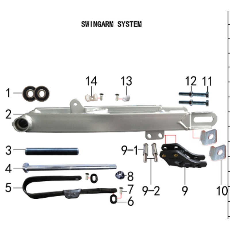 Chain Adjuster – 150DH Gas Dirt Bike