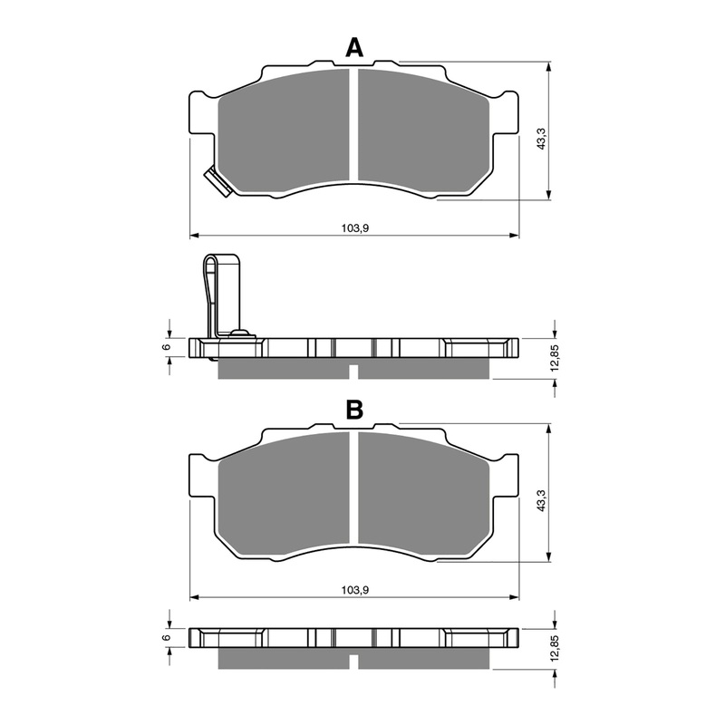 GOLDfren Brake Pads Off-Road Racing GF338 – K5 ( PR411 )