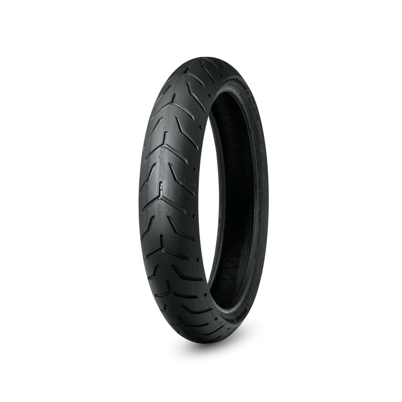 Harley Davidson 43100045 Dunlop D408 130/60B19 Front Tire TIRE,FR,130/60B19 M/C 61H D408